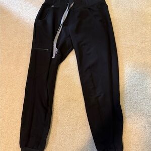 Fig’s Women’s Black XXS Petite Jogger Scrub Pants